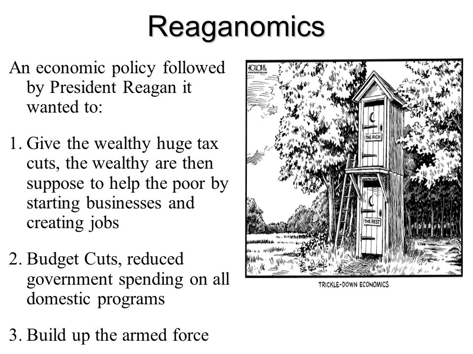 Domestic policy of the Ronald Reagan administration